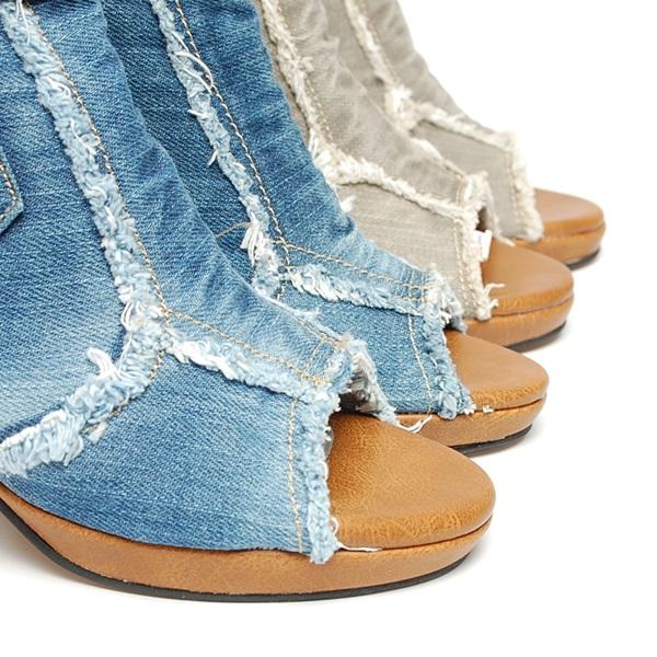 3013 1 Belt Sheepskin Boots 9.0cm Booties Shoes Wo