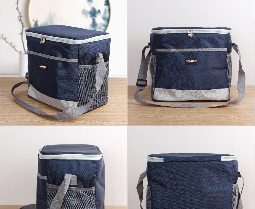 Square insulated ice bag 15L 1 box bag lunch box c