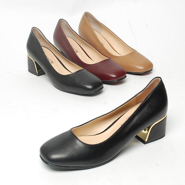SH 595 5.0cm Big Size Pumps Middle Heel Women Shoe