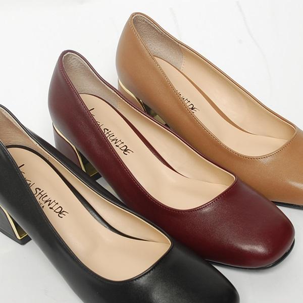 SH 595 5.0cm Big Size Pumps Middle Heel Women Shoe