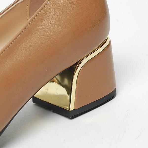 SH 595 5.0cm Big Size Pumps Middle Heel Women Shoe