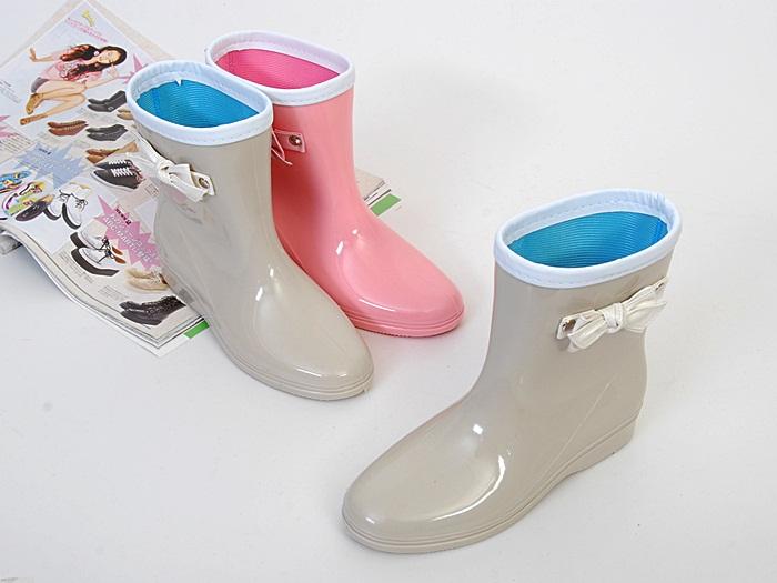 Ribbon Women Rain Boots