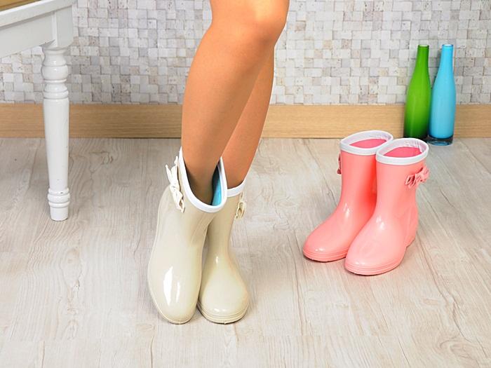 Ribbon Women Rain Boots