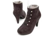 Banana 2012-1 8.5 cm Artificial Suede Angle Boots 