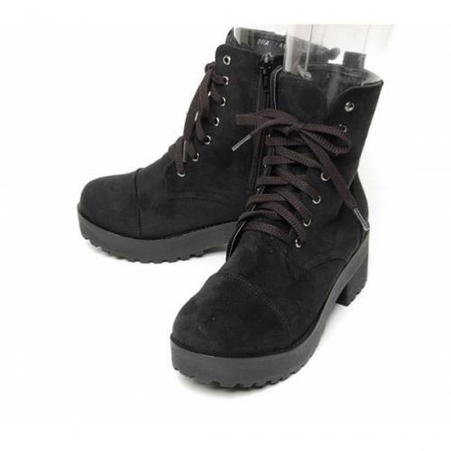 669 7 Necks 6.0 cm Suede Women's Angle Boots