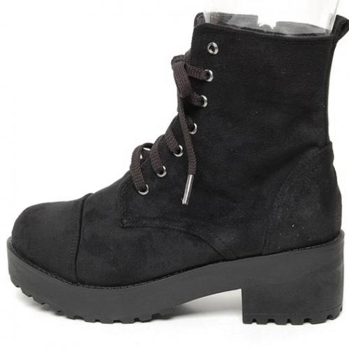 669 7 Necks 6.0 cm Suede Women's Angle Boots