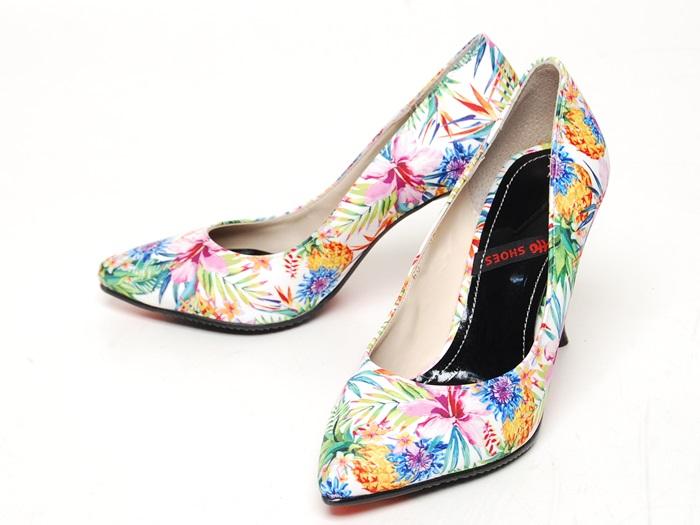 900 9.0 cm Big size flowers Pumps Hill Thank you W