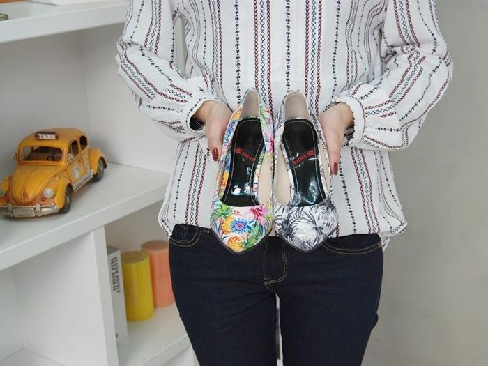 900 9.0 cm Big size flowers Pumps Hill Thank you W