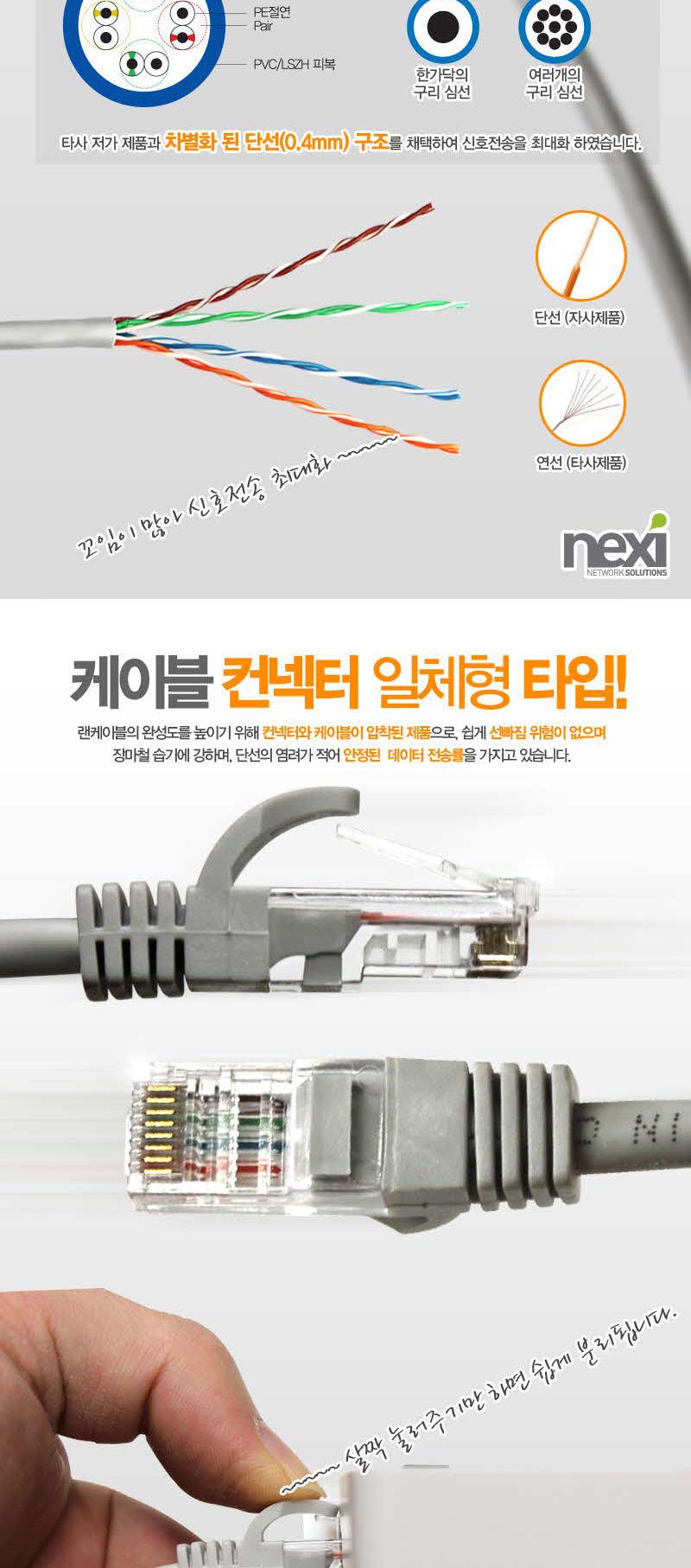 NX-UTP30 CAT5E CBL 30M CCA 0.4 Disconnection UTP c