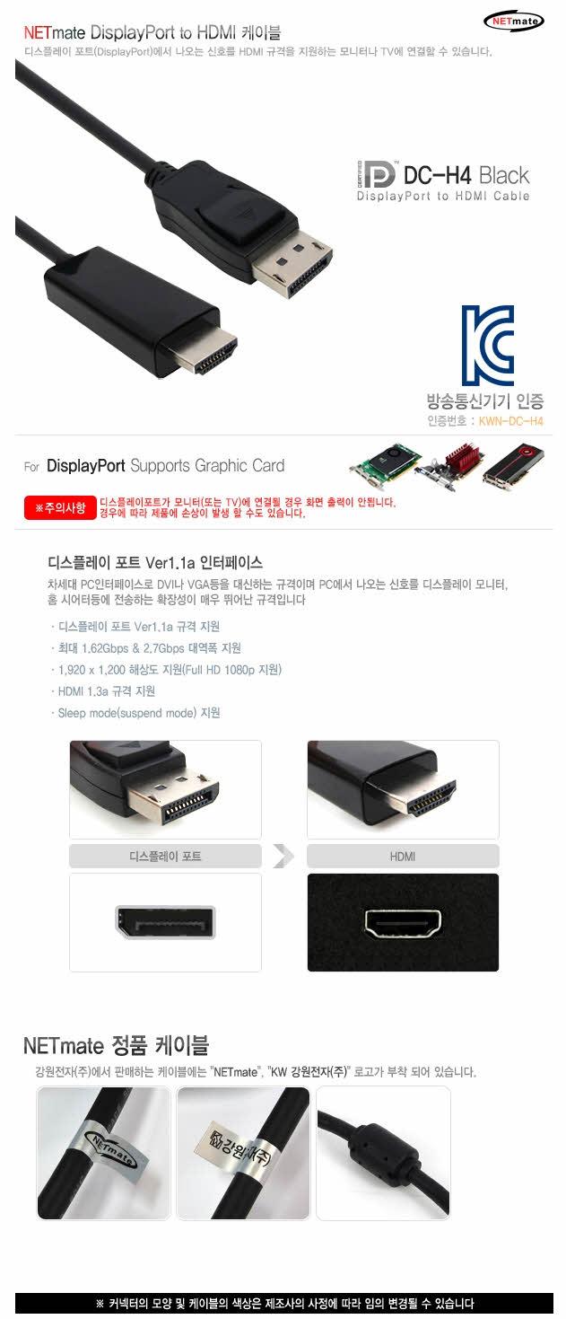 K DisplayPort to HDMI Cable 5M 20Pin PC Supplies C