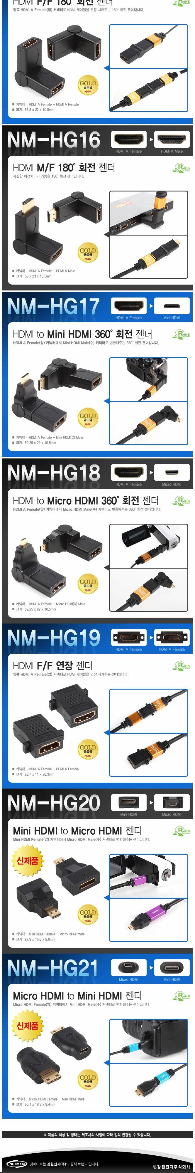 K mini HDMI TO micro HDMI gender hdmi converter hd