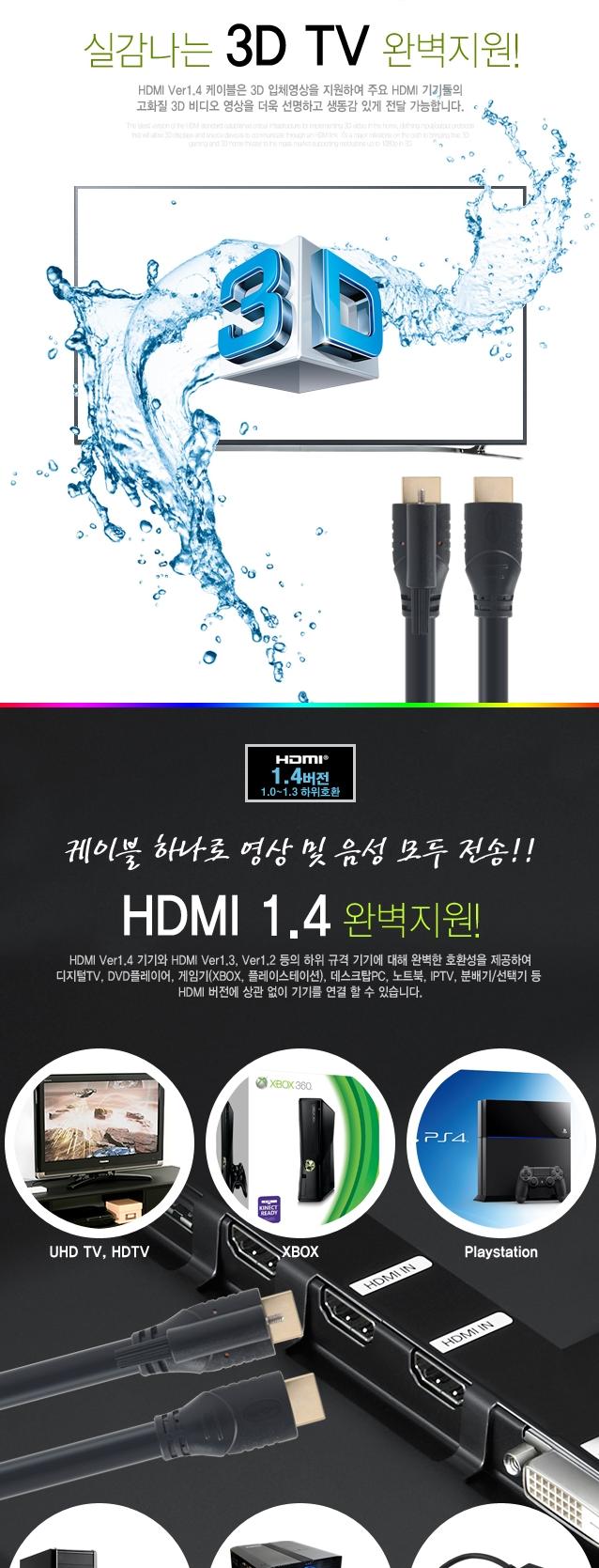 4K UHD resolution HDMI cable 2M piping cap provide