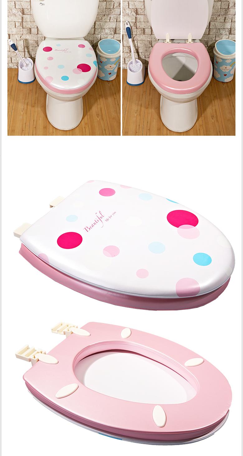 Dot toilet seat cover O-shaped car seat bathroom