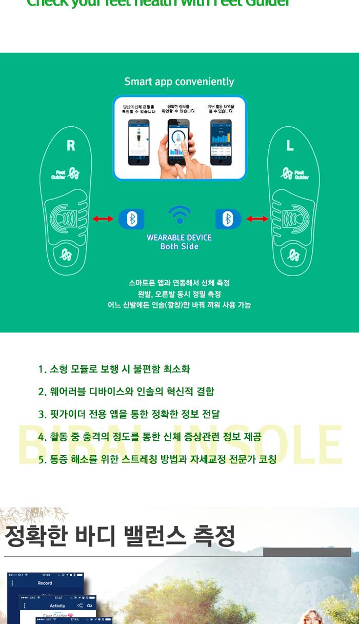 BIB smart insole pit guider