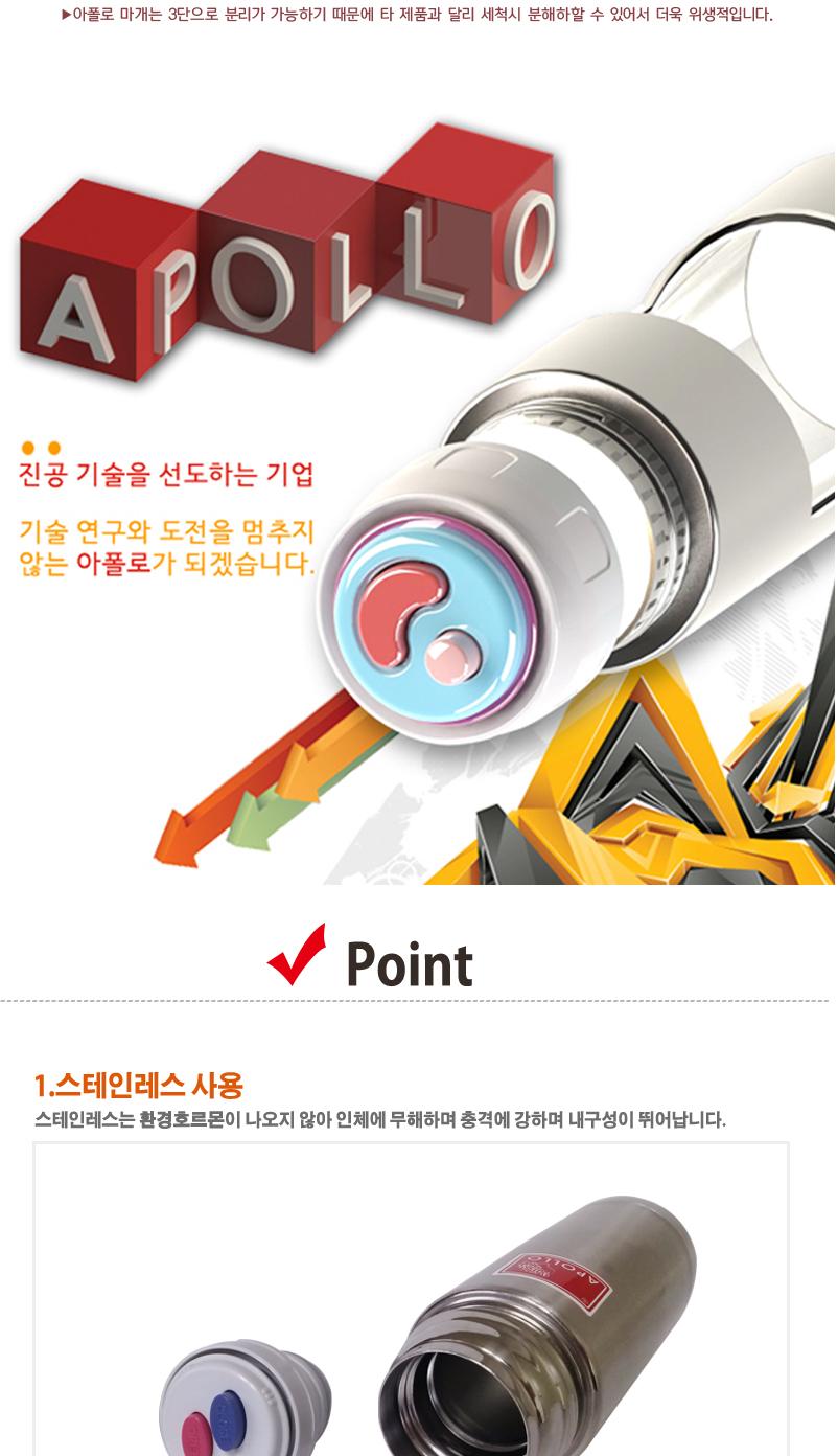 Apollo Insulated Bottle AP 800 8L Water Bottle Cli