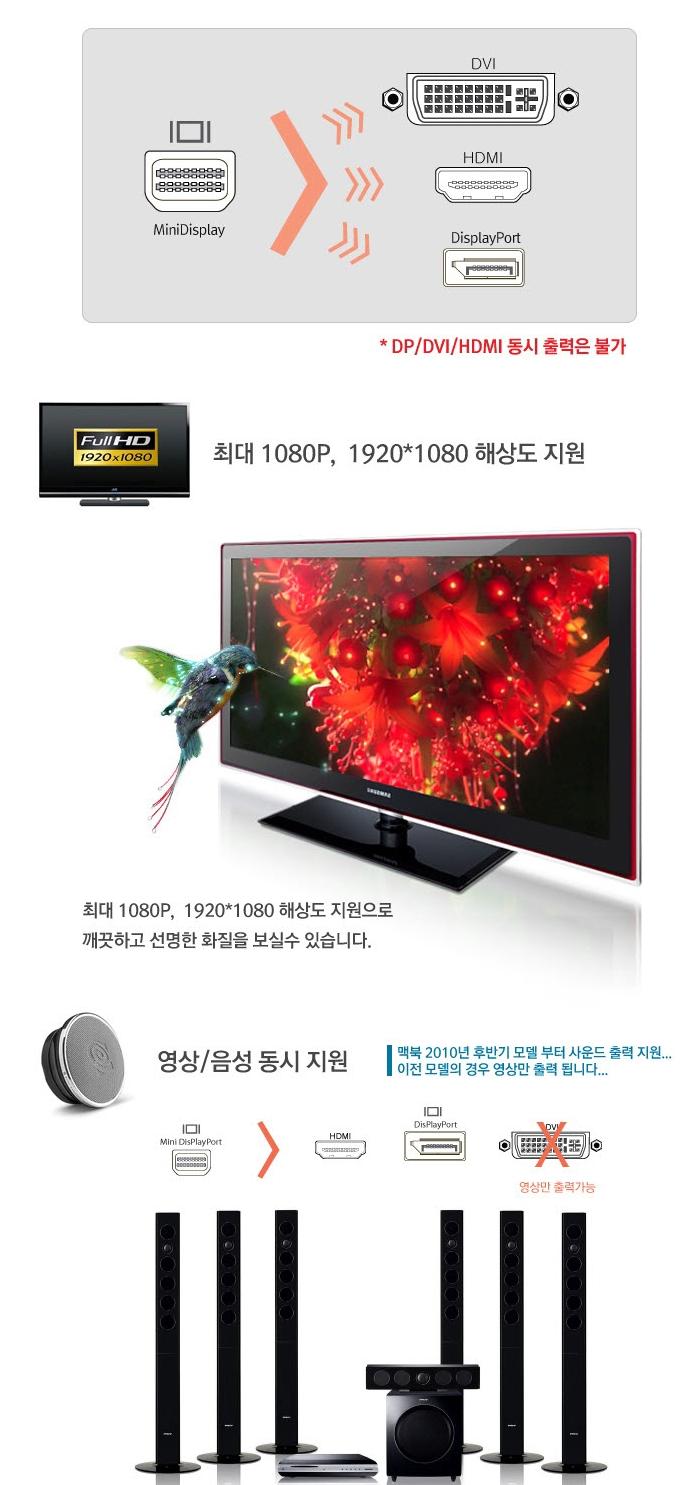 Mini display port converter multi 00925 HDMI conve