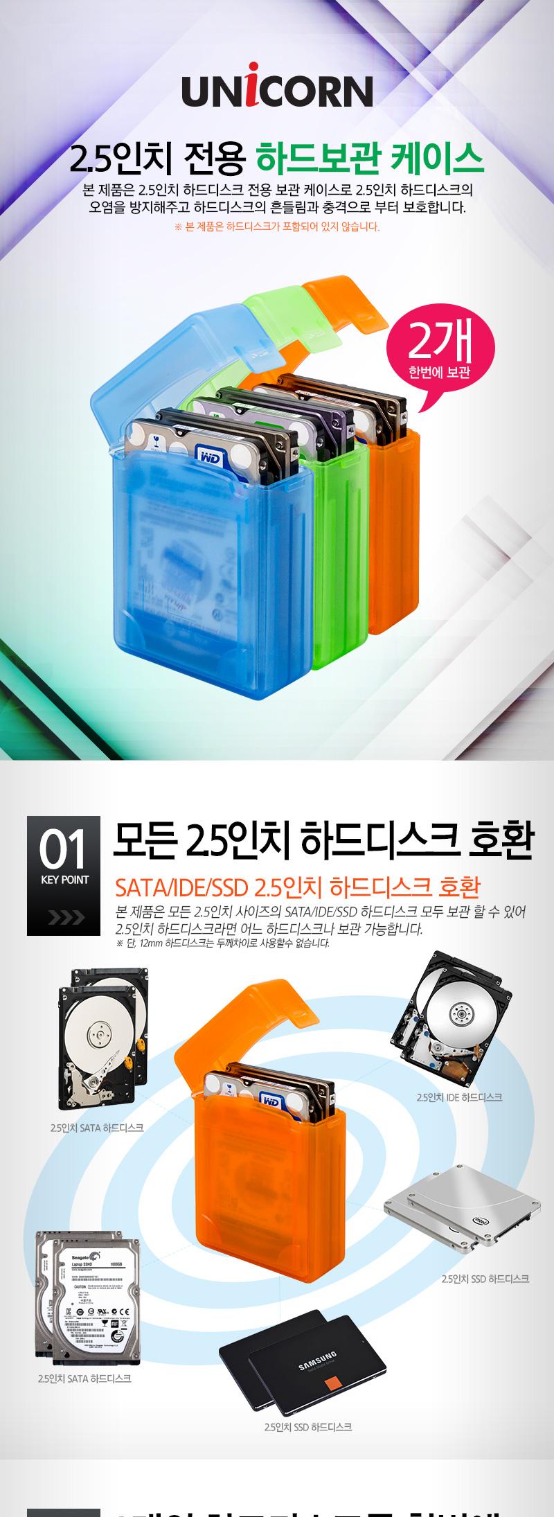 Unicorn exclusive hard storage case Exterior compu