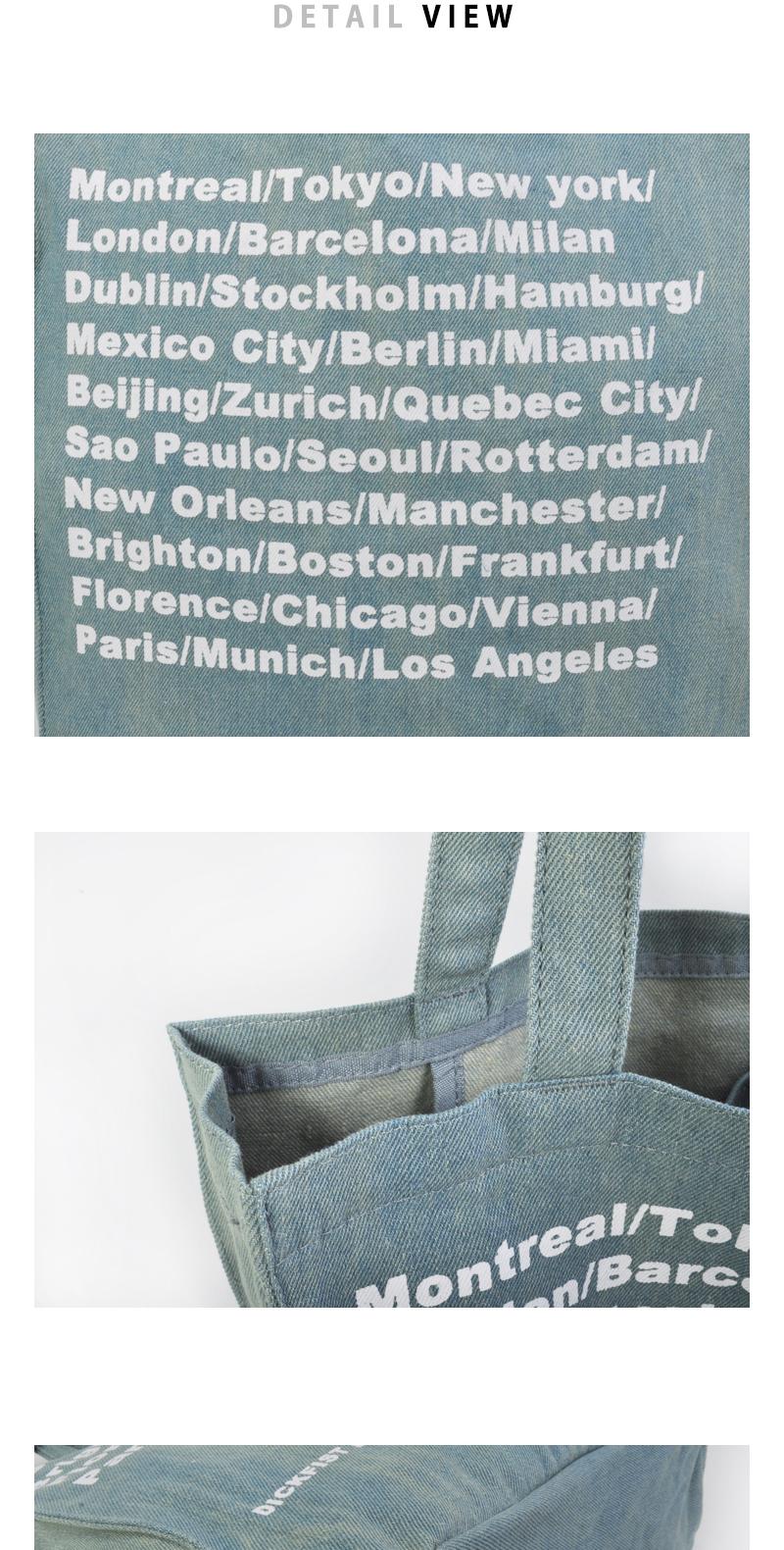 TOTE ECO SHOPPING TRAVEL Dick Fist Simple Casual E