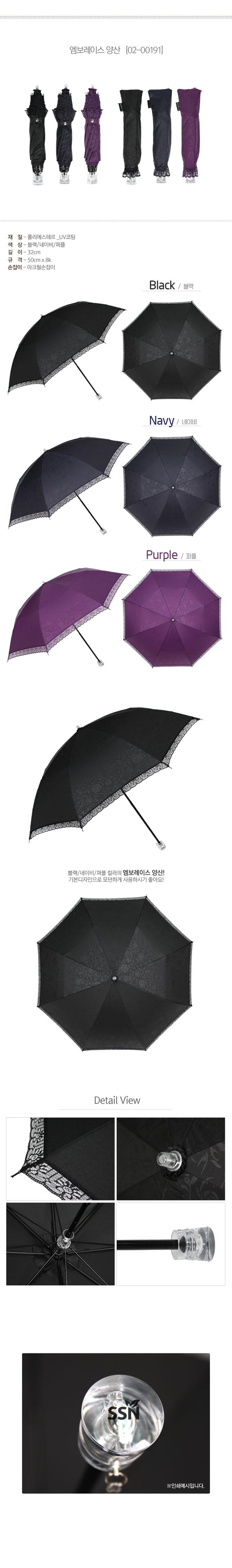 Mini Umbrella Triumph _ Embossed Lace Beautiful Fa