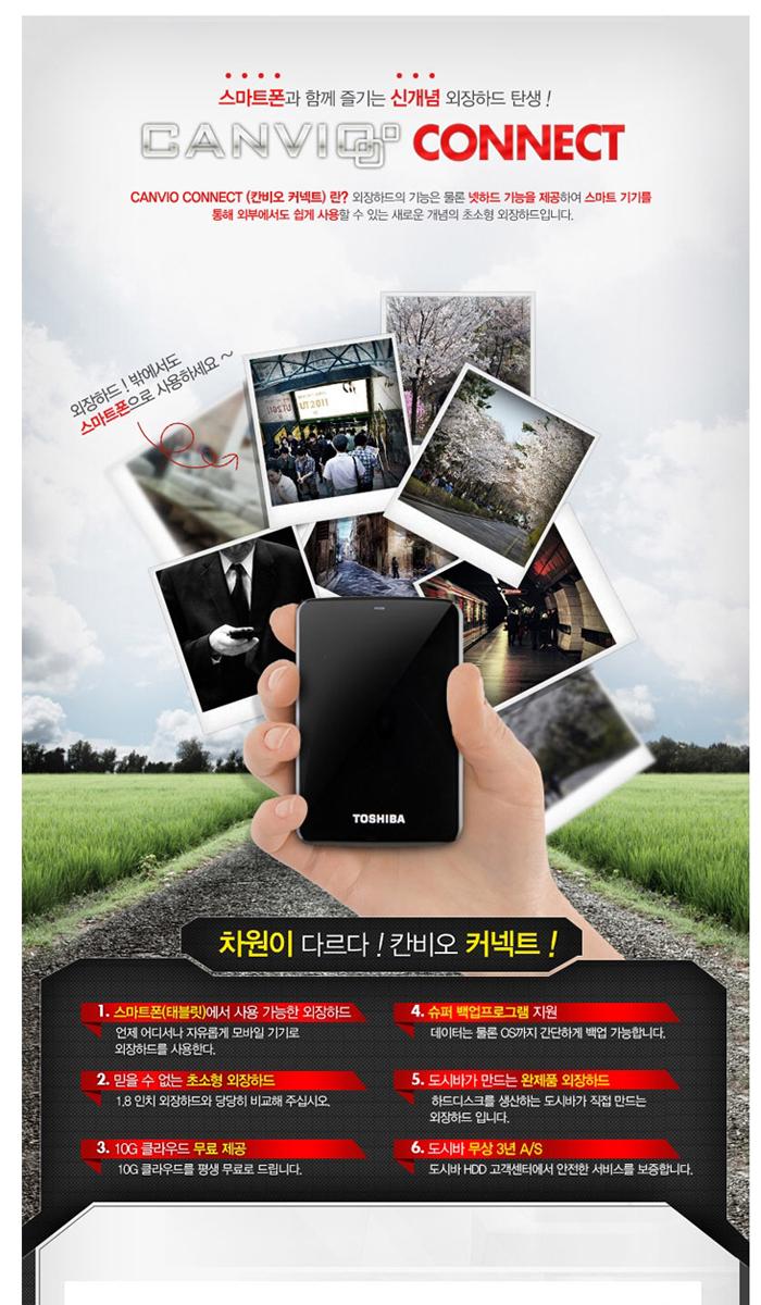Toshiba External Hard CANVIO Connect22TB 5 USB 3 0