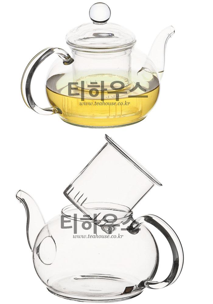 Chikao glass tea pot 600ml teapot mini transparent