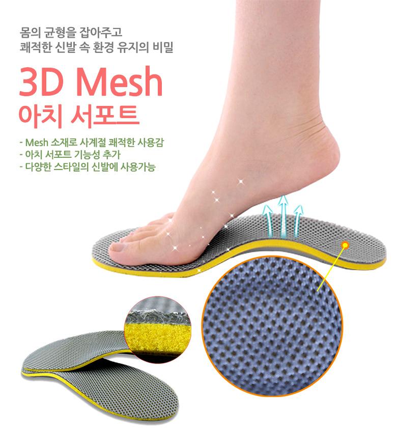 Mesh arch support insole