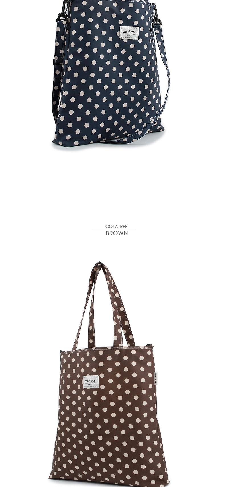 TOTE ECO SHOPPING TRAVEL CT15 Dot Eco Bag Cloth Ca