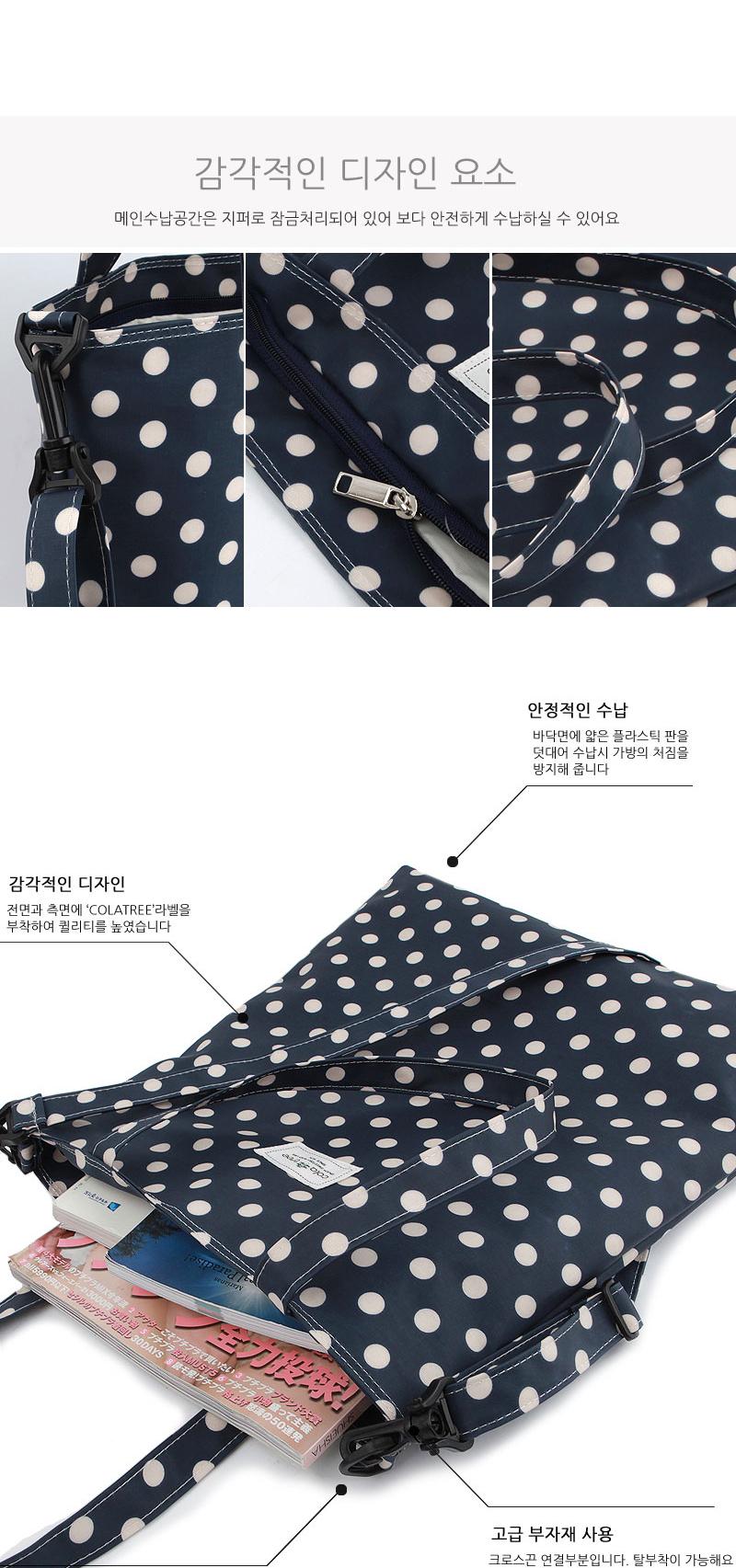 TOTE ECO SHOPPING TRAVEL CT15 Dot Eco Bag Cloth Ca