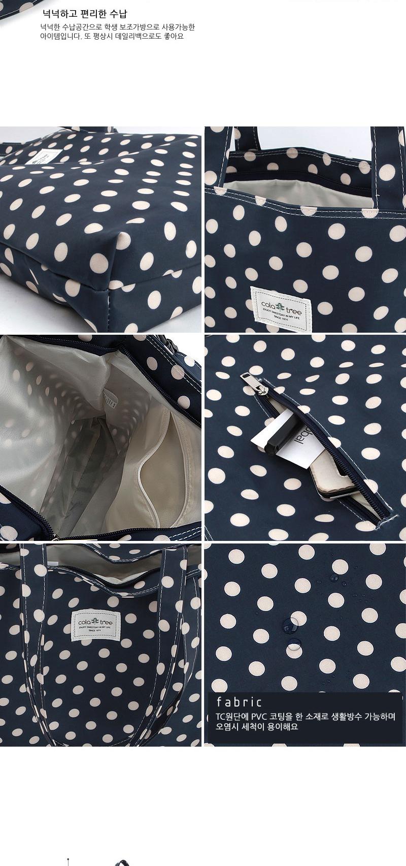 TOTE ECO SHOPPING TRAVEL CT15 Dot Eco Bag Cloth Ca