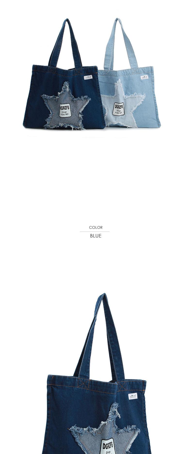 TOTE ECO SHOPPING TRAVEL CTE17 Denim Eco Bag