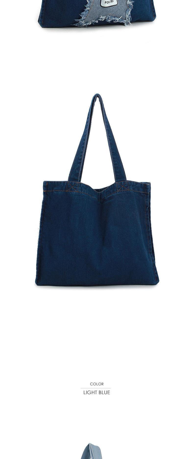 TOTE ECO SHOPPING TRAVEL CTE17 Denim Eco Bag
