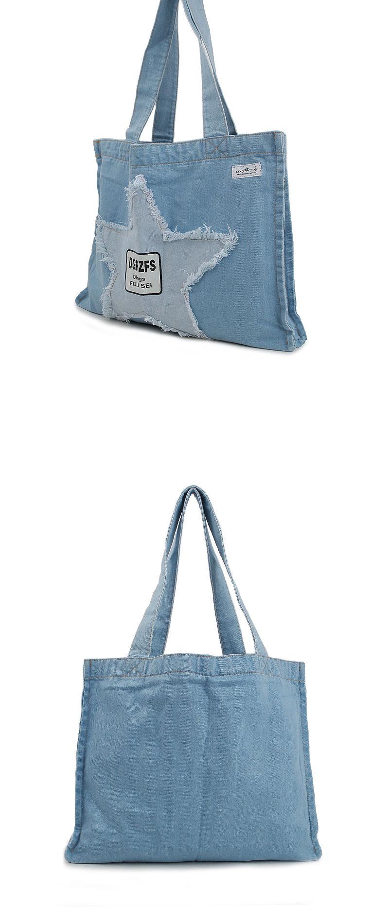 TOTE ECO SHOPPING TRAVEL CTE17 Denim Eco Bag