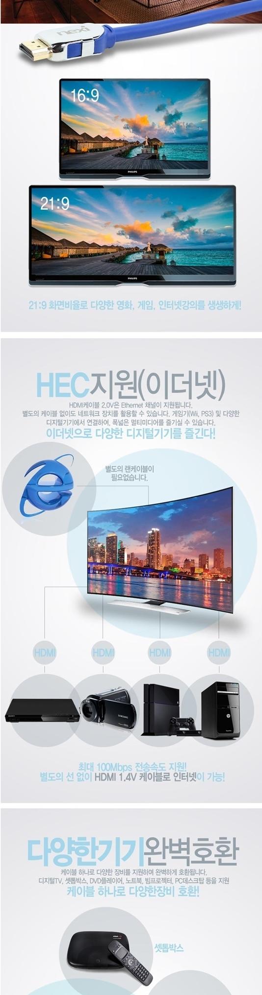 HDMI 2.0 Cable Ultra 4K 3 meters BLC0489 extension