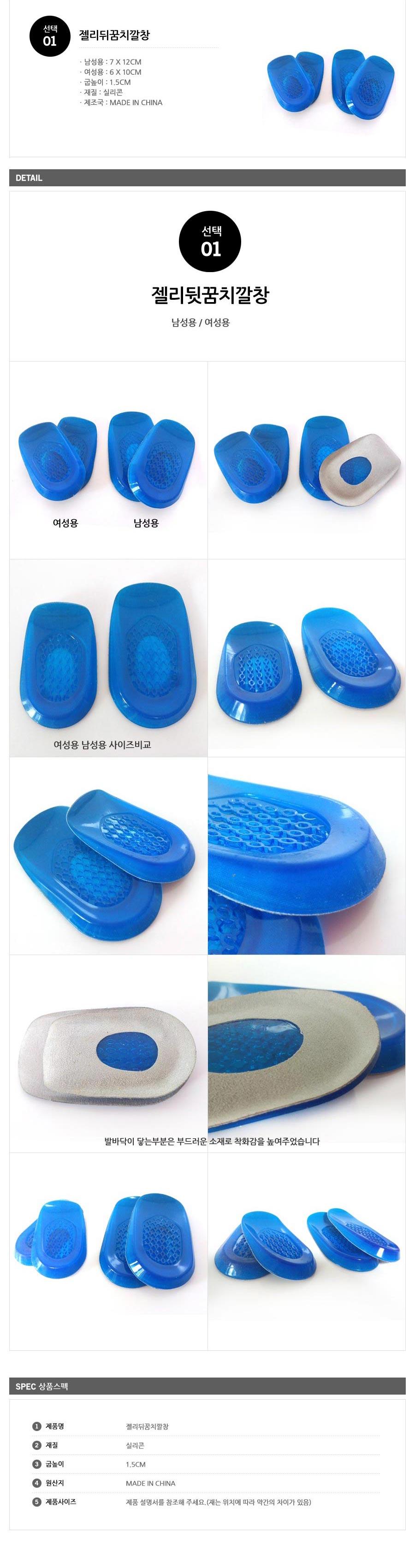 Jelly heel insole
