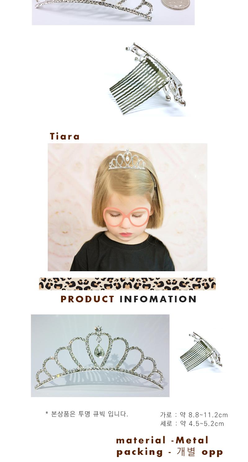 Hair Accessories Bling Bling Tiara Crown Pin Hairp