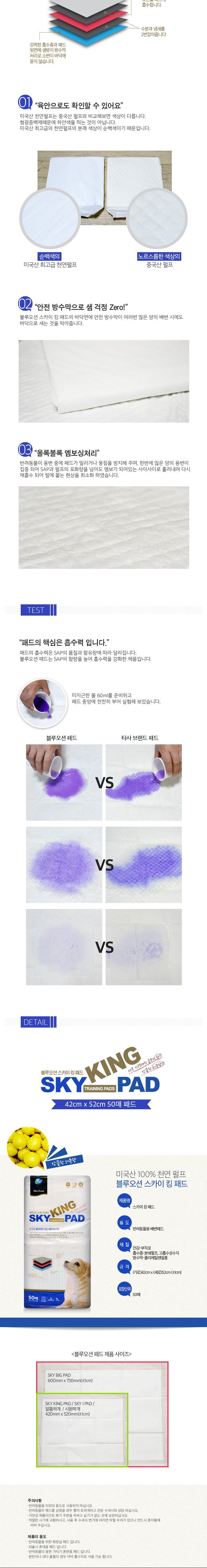 Free Shipping US natural pulp dog pads SKY King 50