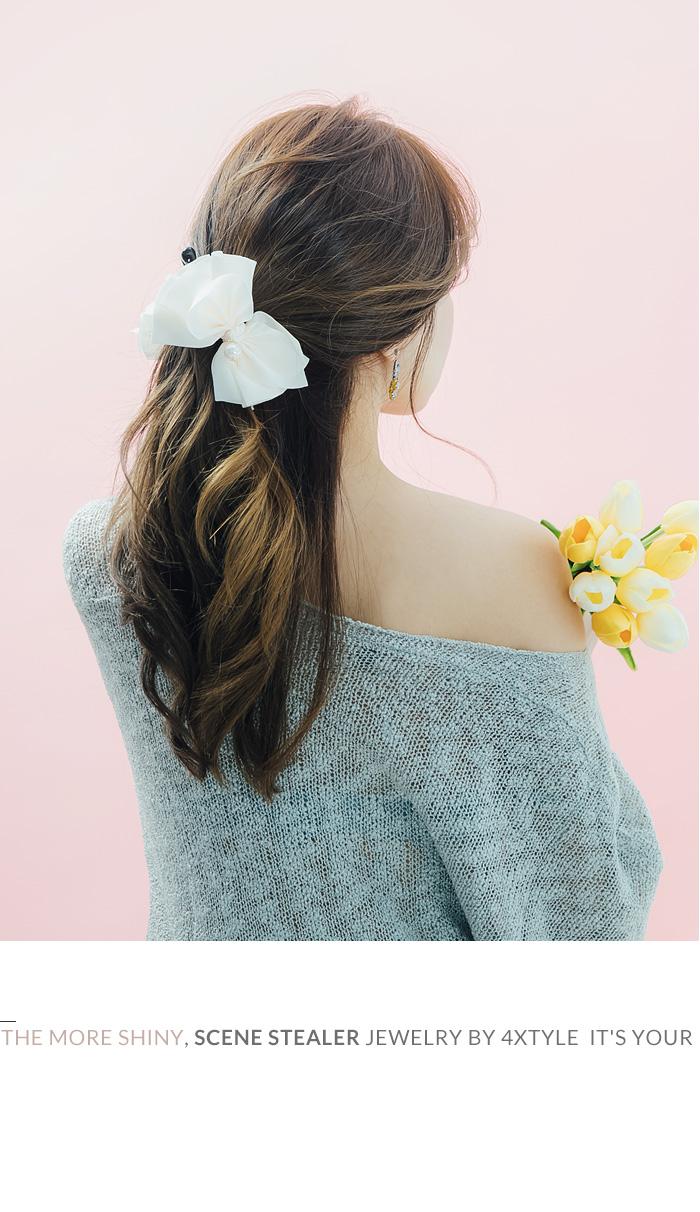Hair Accessories Rails Chiffon Hairpins Side Ribbo