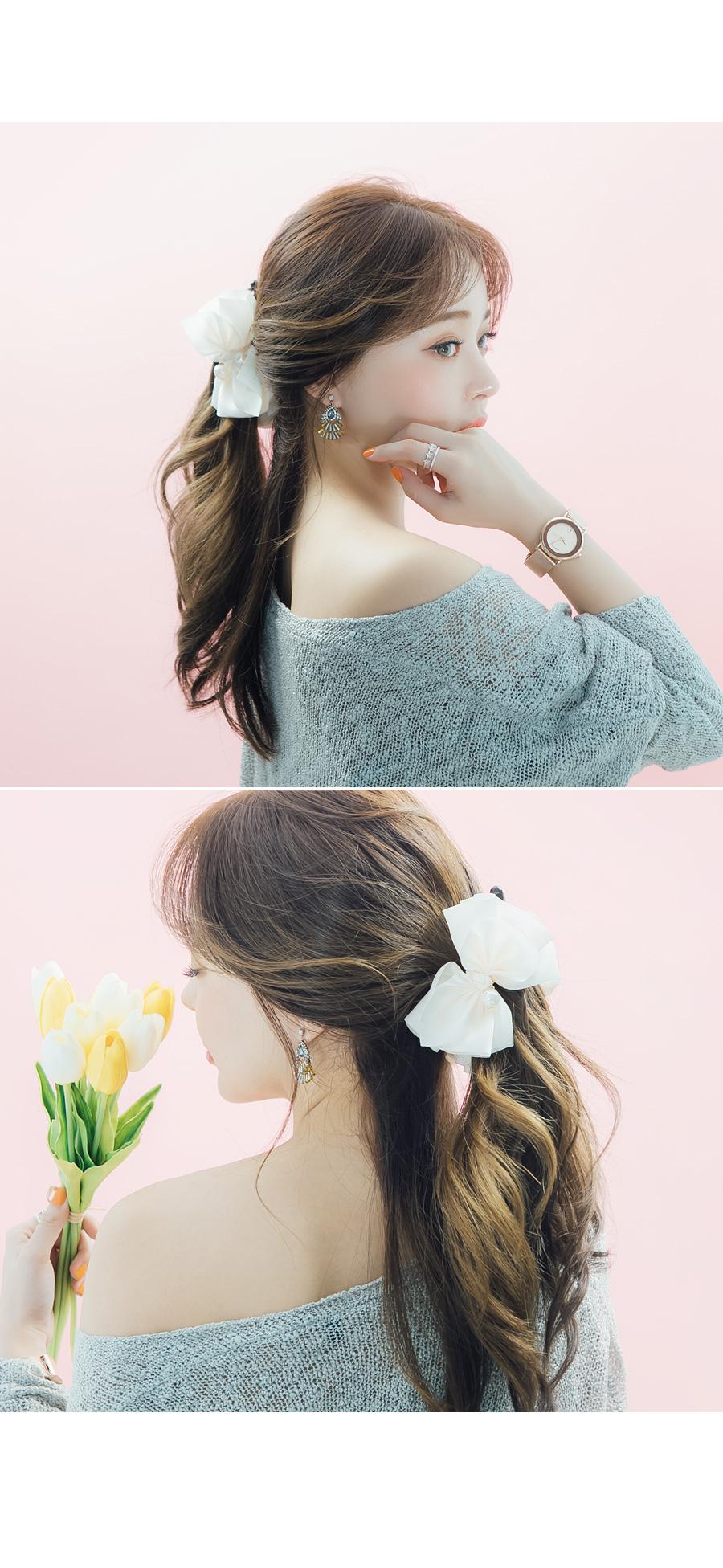 Hair Accessories Rails Chiffon Hairpins Side Ribbo