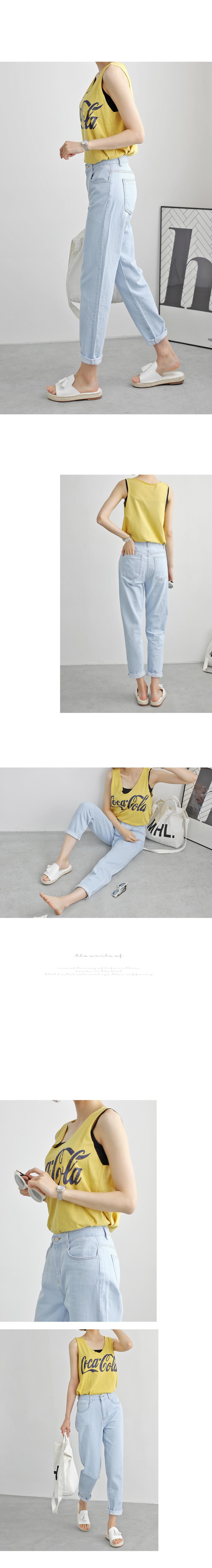 Coca-Cola Sleeveless T-shirt Women Cotton Round Te