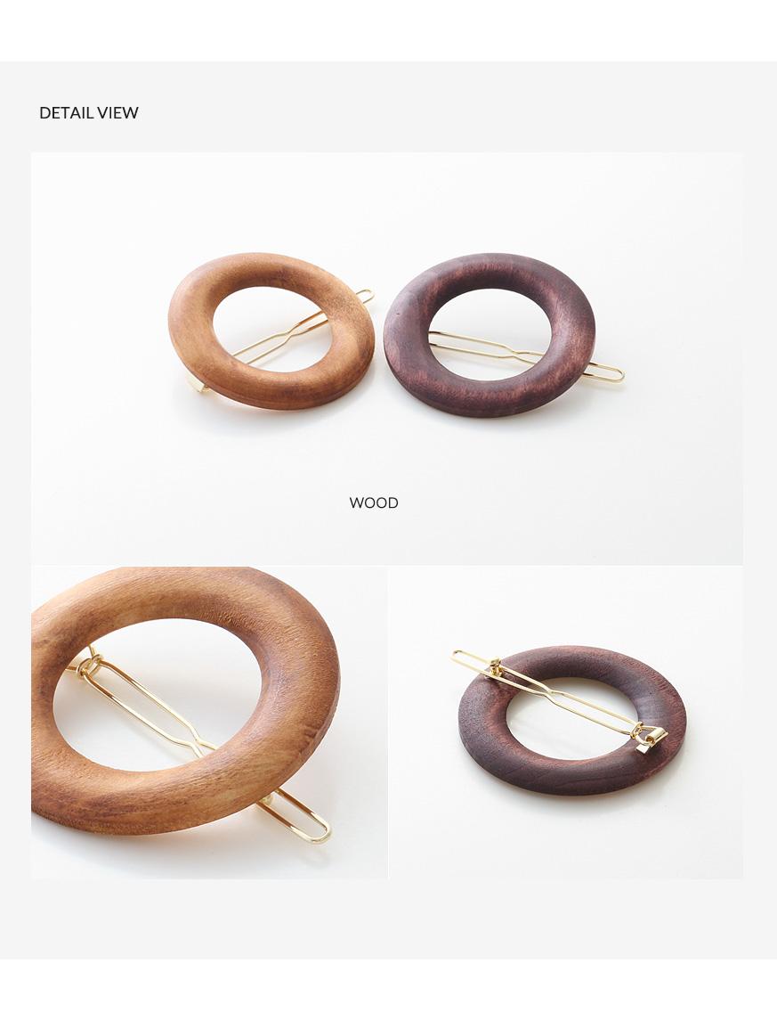Hair Accessories Wood Donut Hairpin