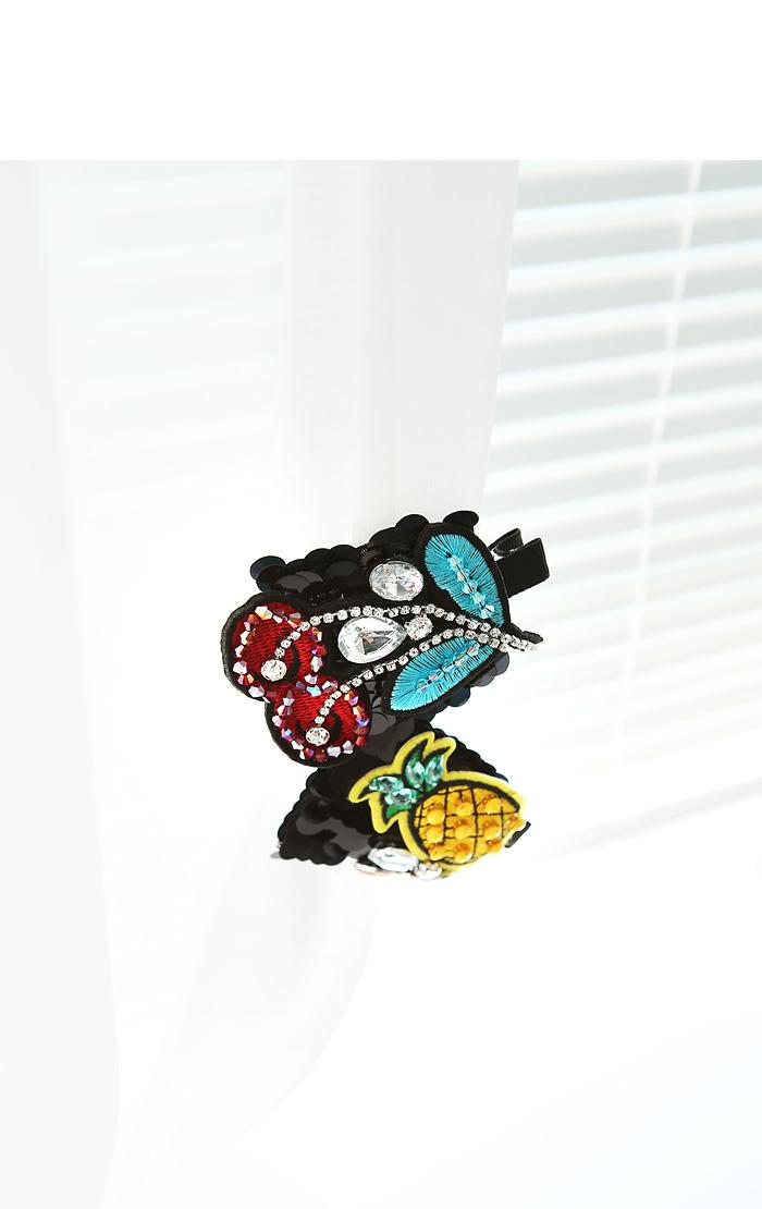 Hair Accessories Fruits Sequins Hairpins