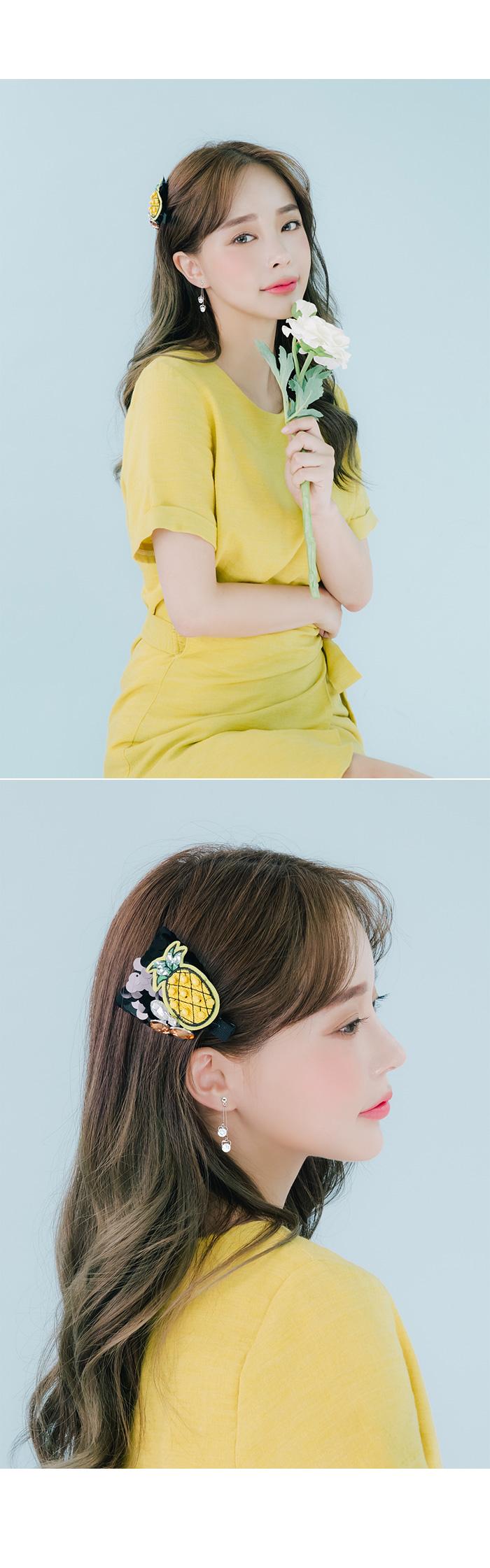 Hair Accessories Fruits Sequins Hairpins