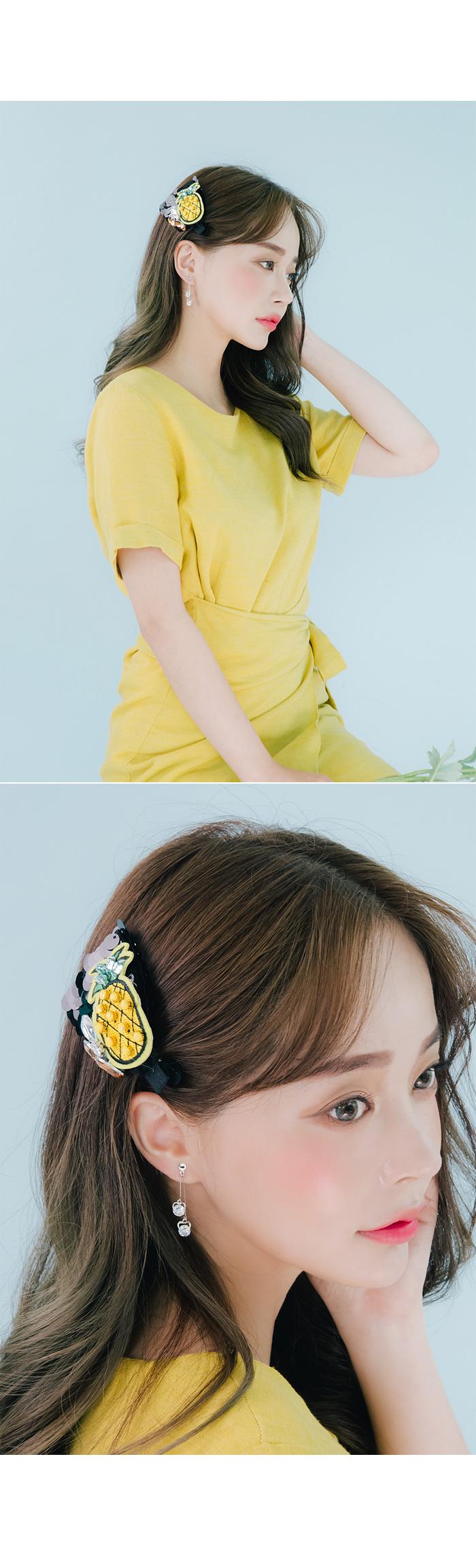 Hair Accessories Fruits Sequins Hairpins