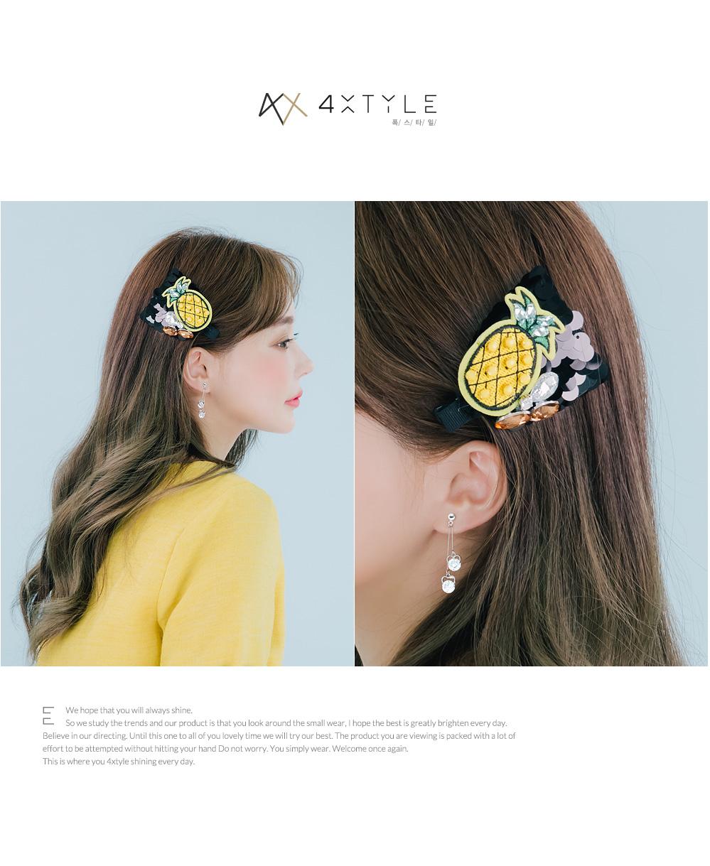 Hair Accessories Fruits Sequins Hairpins