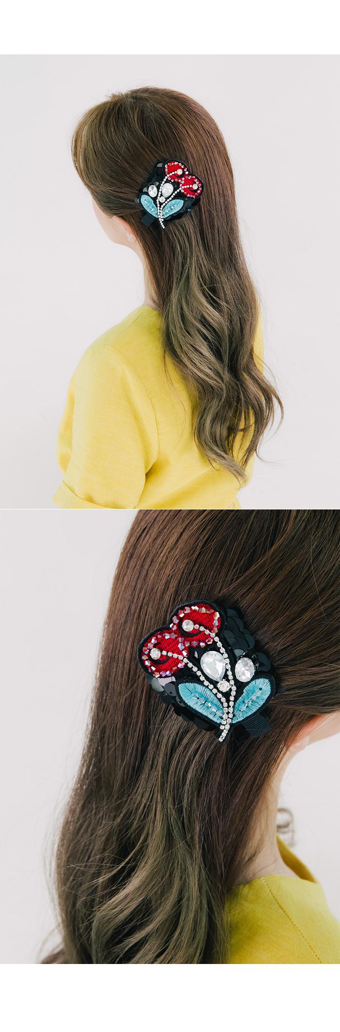 Hair Accessories Fruits Sequins Hairpins