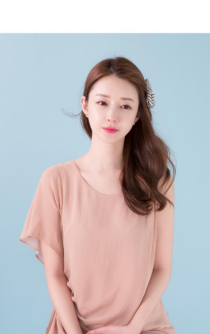 Hair Accessories Striped Ribbon Hairpin