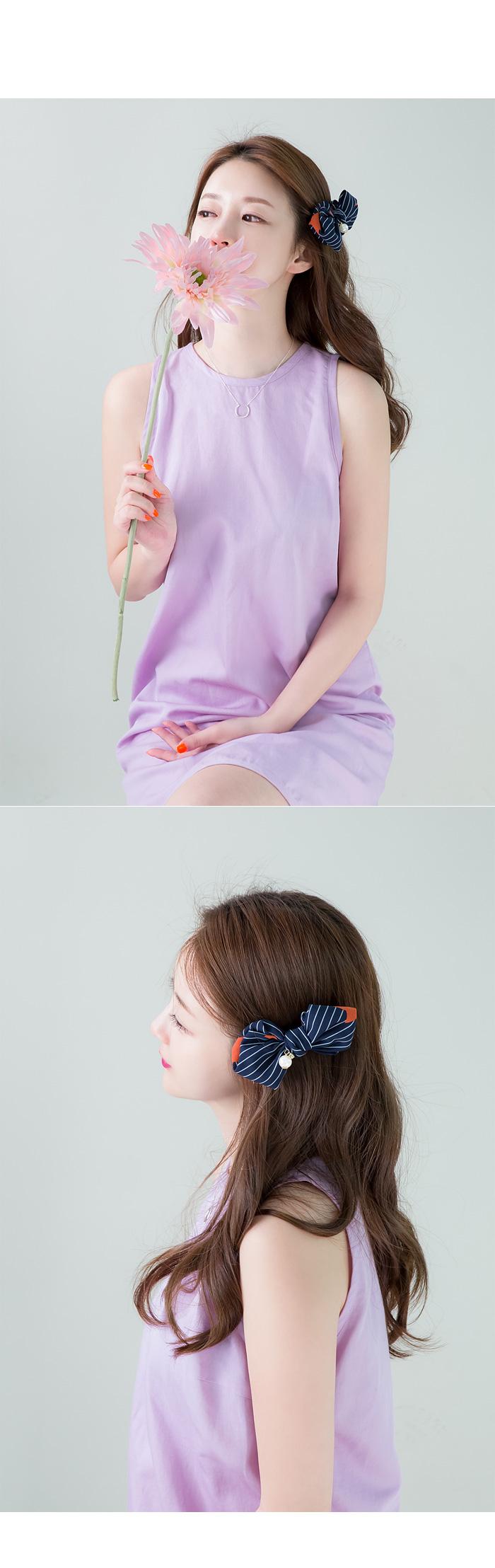 Hair Accessories Striped Ribbon Hairpin