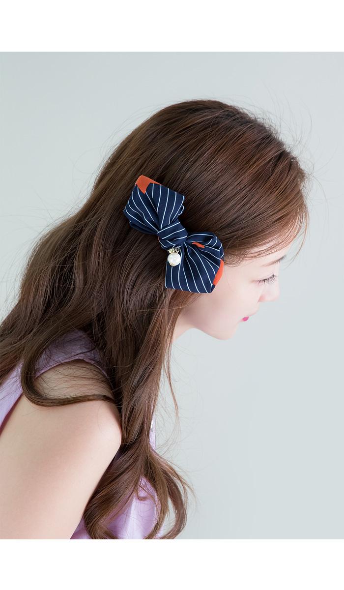 Hair Accessories Striped Ribbon Hairpin