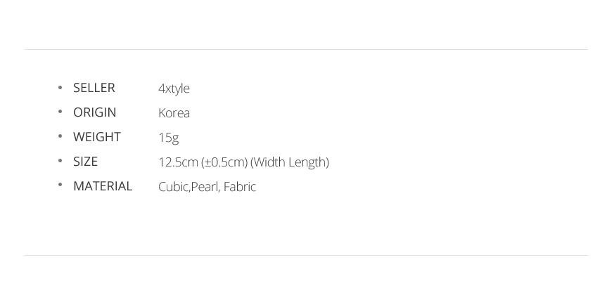 Hair Accessories Striped Ribbon Hairpin